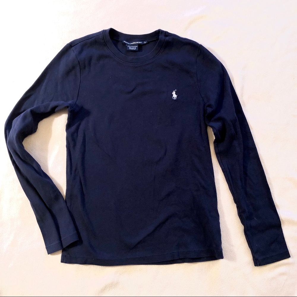 Ralph Lauren Navy Cotton Shirt